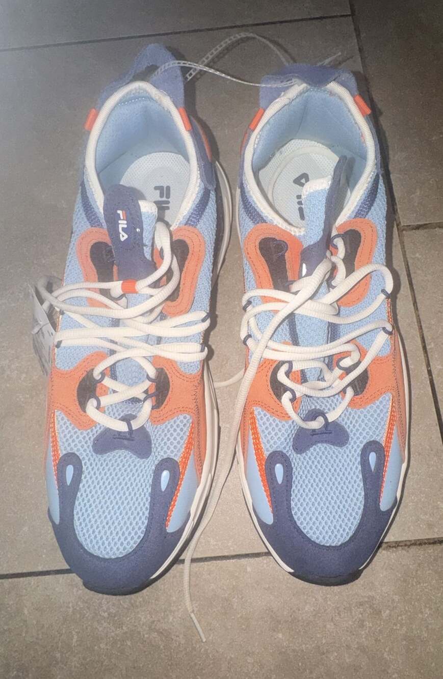 Fila Ray Tracer Evo 2 Men's Lifestyle Sneakers Blue/Orange